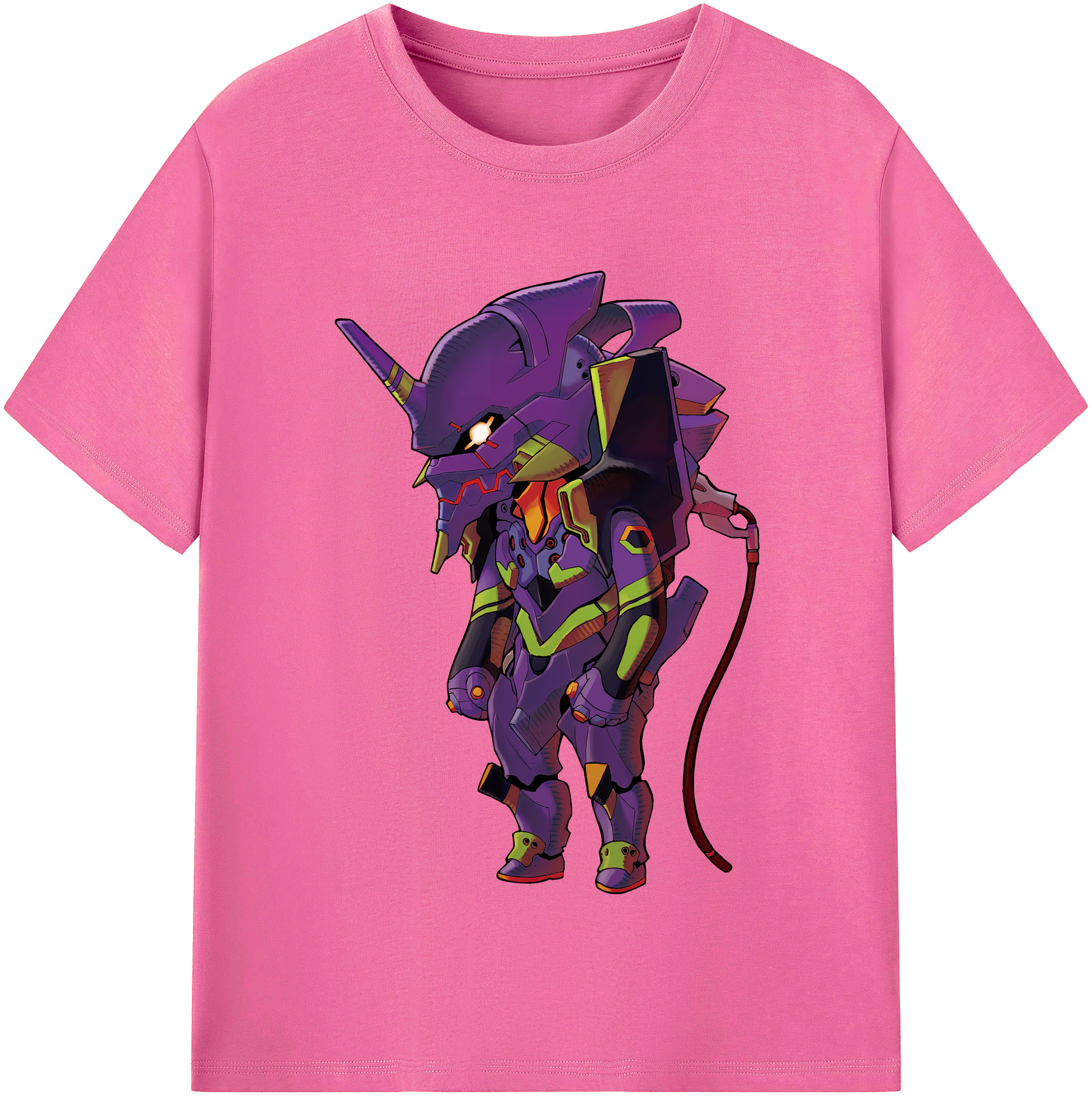 （画像用） EVA 新世紀エヴァンゲリオン レディースカジュアルプリントTシャツ（綿100％）